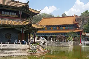 The Yuantong Temple dates originally from the Nanzhao Kingdom at the time of the Tang Dynasty (618 - 907)