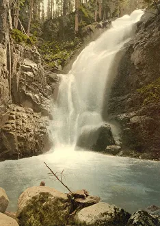 The Zacke Falls in the KrkonoTe Mountains