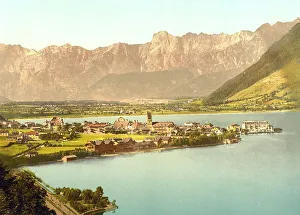 Zell am See, Austria, c. 1890, Historic