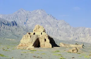 Zhaoguli Buddhist Temple dates from the 5th century AD