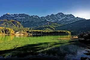 Zugspitze, cable car, Eibsee lake