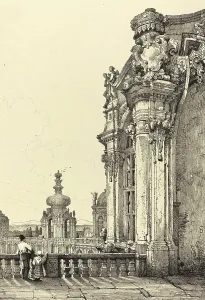 The Zwinger in Dresden, Saxony, c